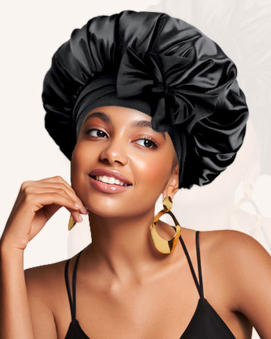 Bonnet de nuit en soie