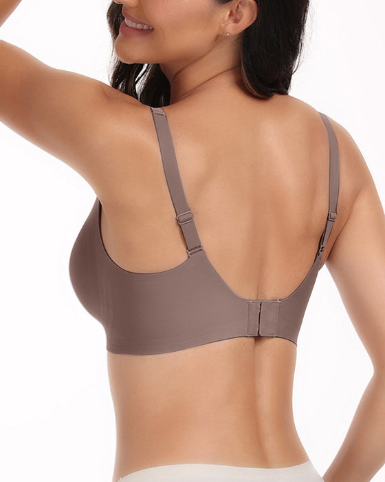 Soutien-Gorge Femme Confortable Sans Coutures Bonnets Complets Doux et Crémeux
