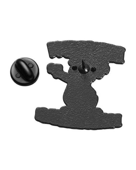 Broche avec Lettre & Design de Canard Cartoon