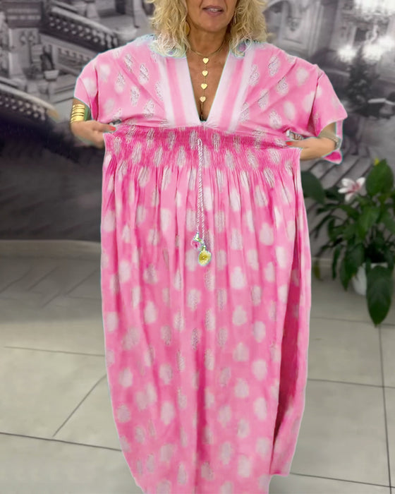 Robe Ample Imprimé Vacances Taille Maxi