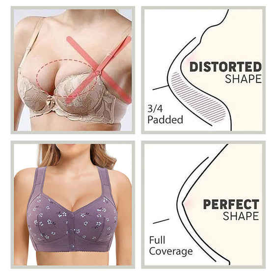 Soutien-Gorge Confortable Et Pratique Avec Bouton Devant