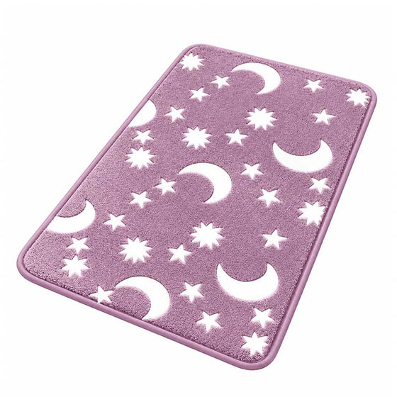 Tapis de sol en polaire corail luminescent