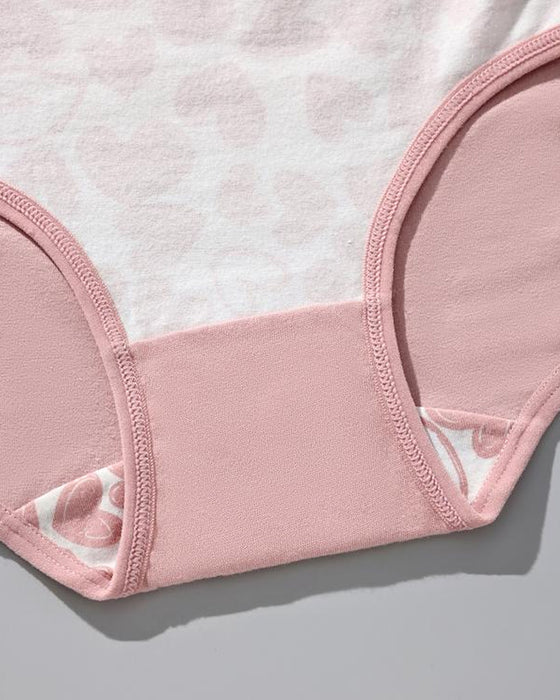 Culotte Femme Mignon Amour Imprimé Doux Respirant