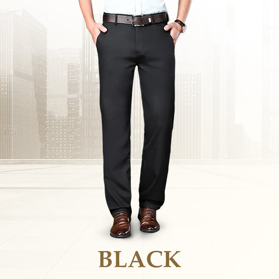 Pantalon Homme Extensible Coupe Droite