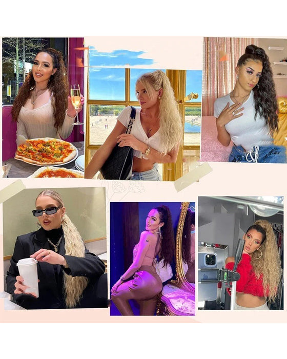 Extension De Cheveux Bouclés Ondulés Crépus