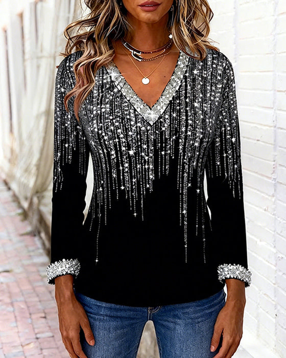 Top Ample À Col En V Tendance