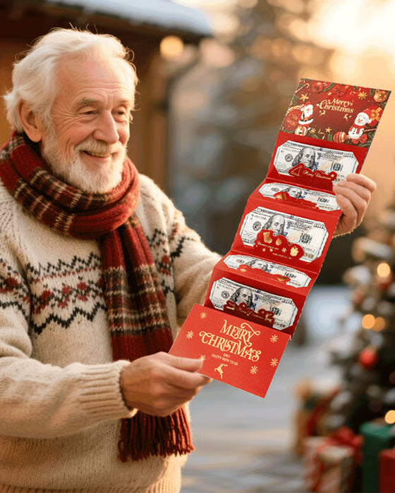 Enveloppe Cadeau Argent De Noël