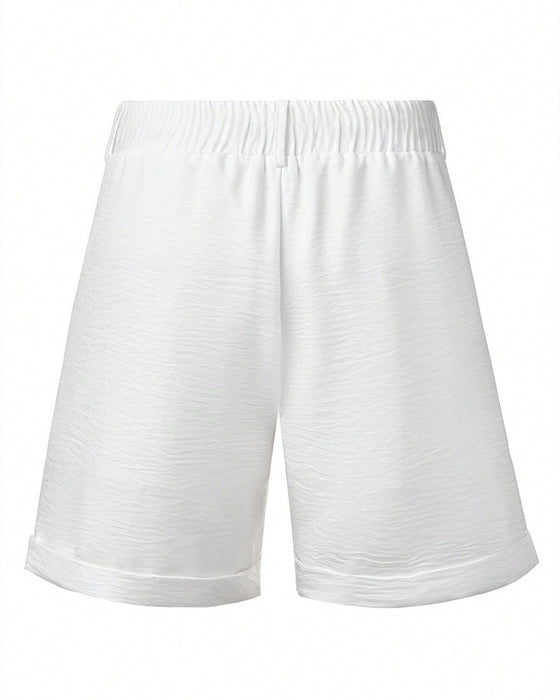 Shorts Homme Décontracté Uni
