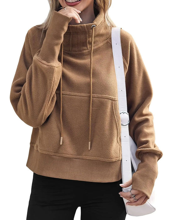 Sweatshirt Décontracté Cordon De Serrage Pullover