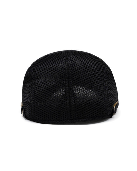 Casquette Plate En Maille Respirante Pour Homme - Béret Ivy Newsboy Ajustable Chapeau D'Été