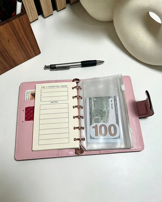 Cahier Damier Planificateur Rechargeable