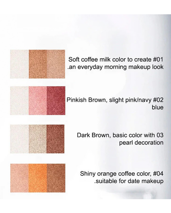 Crayon Fard À Paupières Pailleté Waterproof Avec Dégradé De Couleurs