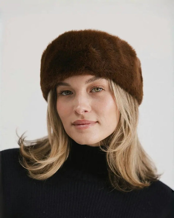 Bandeau Bord Large Doux Chaud Coupe-Vent Anti-Froid Duveteux