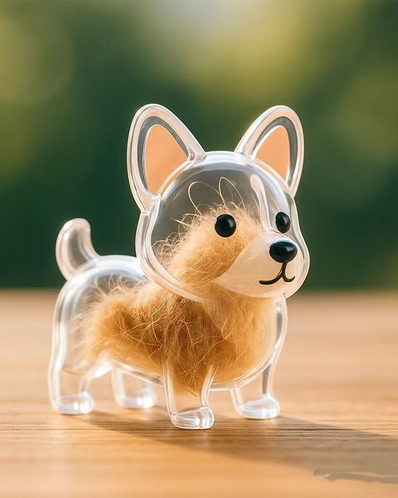 Poil De Chien Souvenir Porte Clé Capsule Mémoire Pendentif