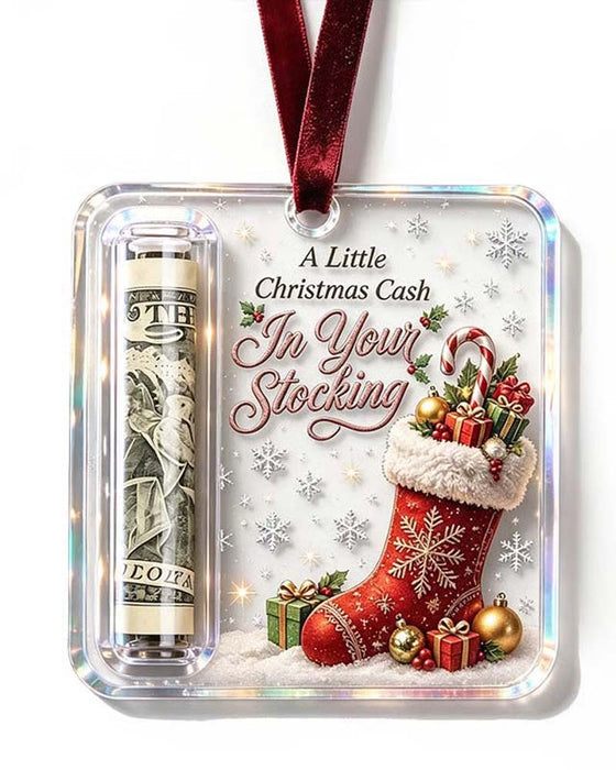 Noël Argent Cadeau Ornement