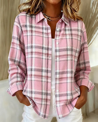 Chemise Écossais Manche Longue Boutonnage