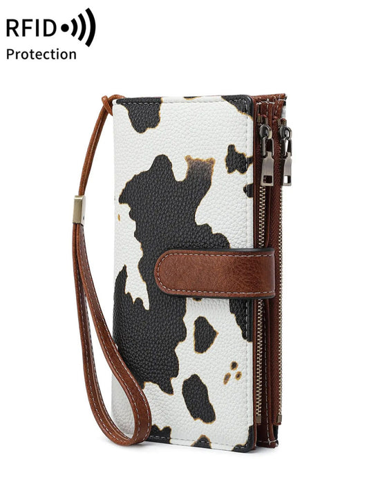 Portefeuille Long À Fermeture Éclair Pour Femme Tendance Exquis Cadeau