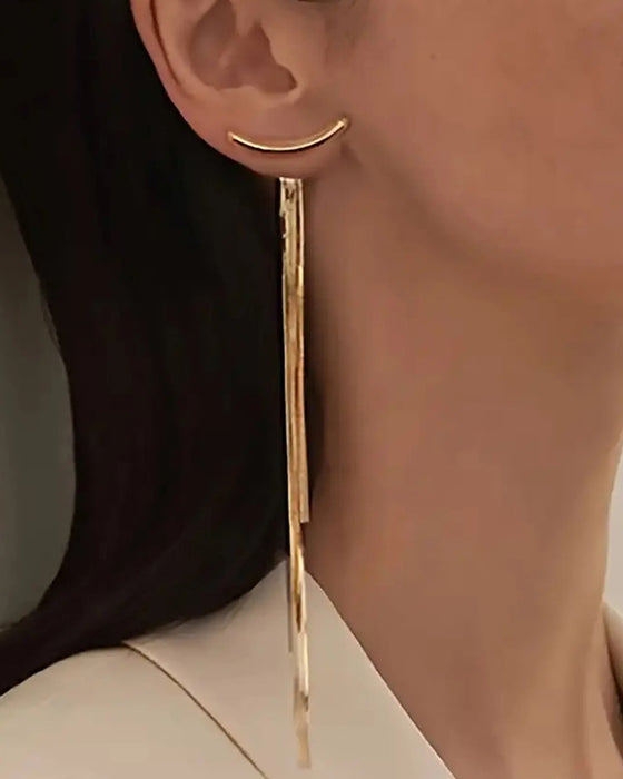 Boucle D'oreille Pendentif En Fil