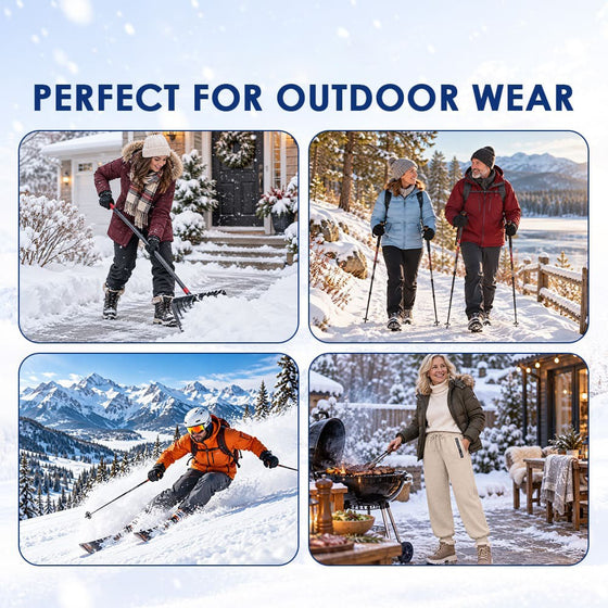 Pantalon Thermique Doublé Polaire Casual Actif