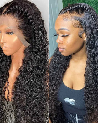 Perruque 26" Prêt à Porter Ondulations Ébouriffées Grands Cheveux Cheveux Bouclés