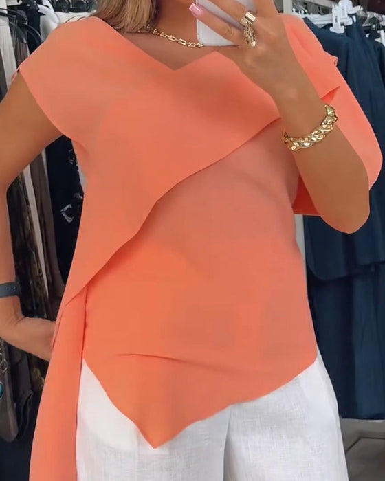 Blouse Volant Design Mode