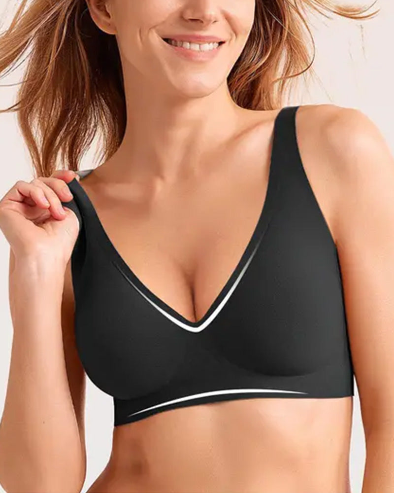 Lingerie Sans Couture Sans Armatures Bretelle Large Pois