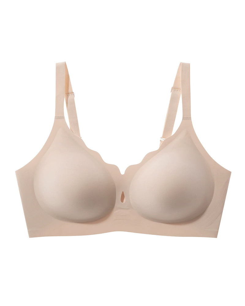 Soutien-Gorge Femme Avec Découpe En Goutte D’Eau Et Fleurs Festonnées