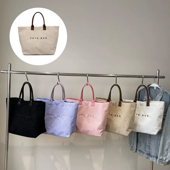 Sac Imprimé Lettre Tote
