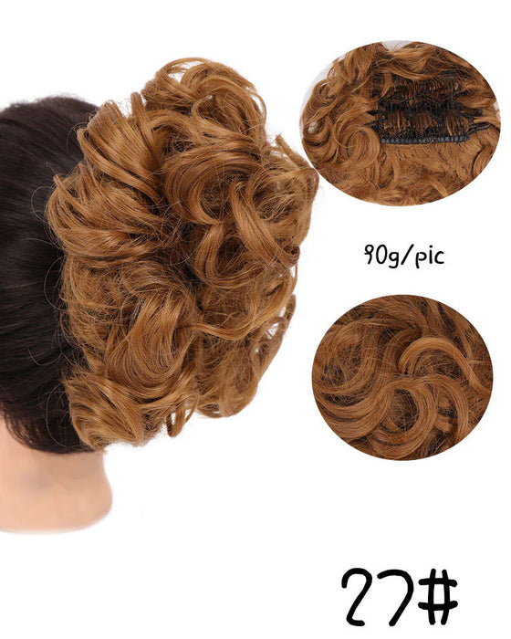 Pince Chignon Bouclé Peigne