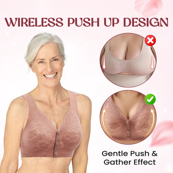 Soutien-Gorge En Dentelle À Fermeture Frontale Et Couverture Intégrale Zero Feel