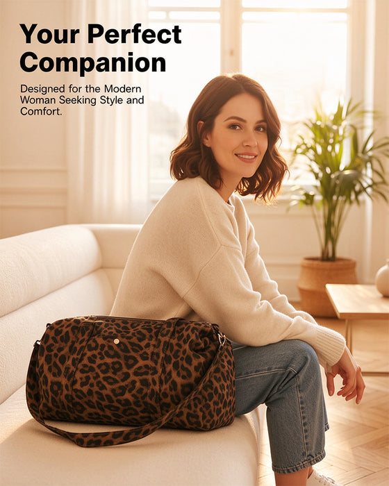 Sac Grande Capacité Léopard Imprimé Tote