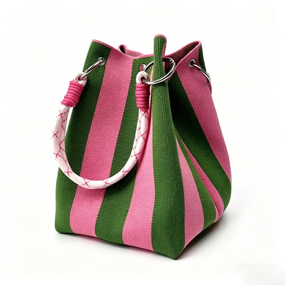 Sac Mini Tissé Seau Tote