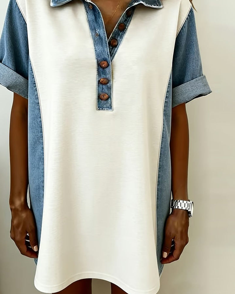 Robe Col Color-Block Mode