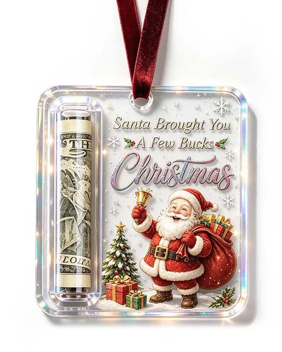 Noël Argent Cadeau Ornement