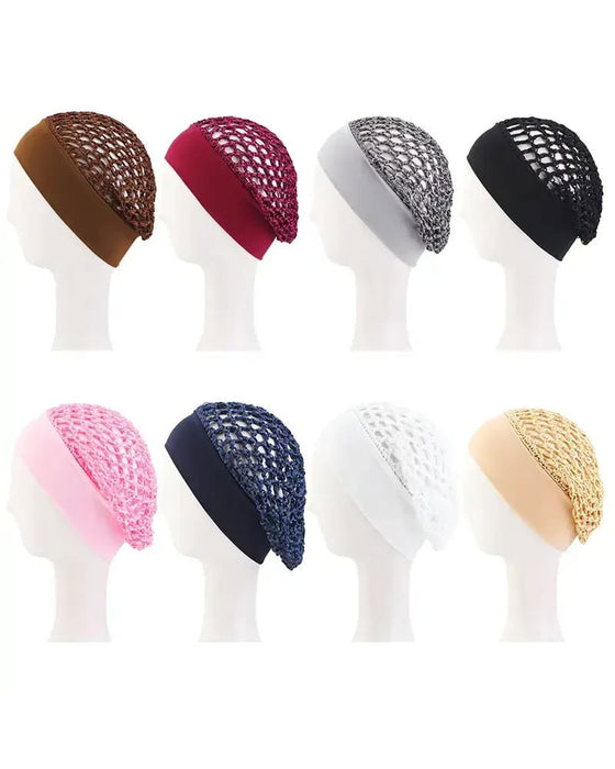 Bonnet Élastique À Large Bord Pour Sommeil