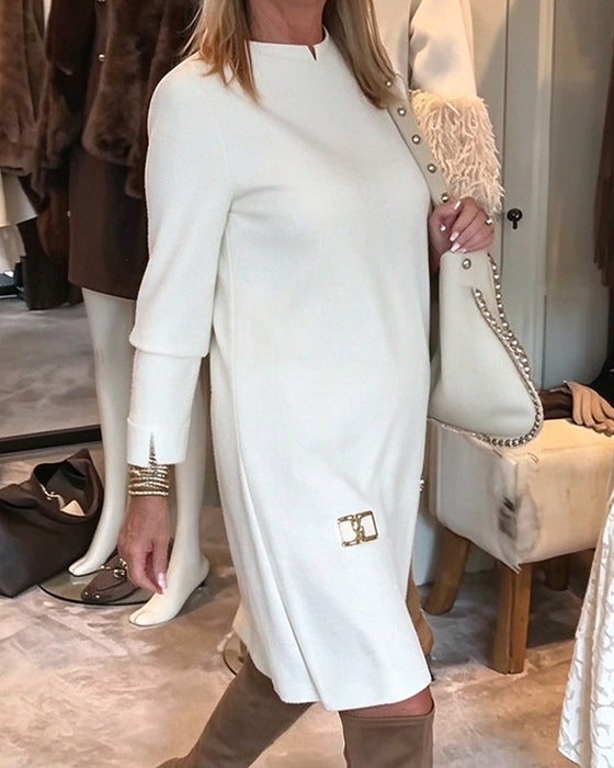 Robe Décontractée Manche Longue