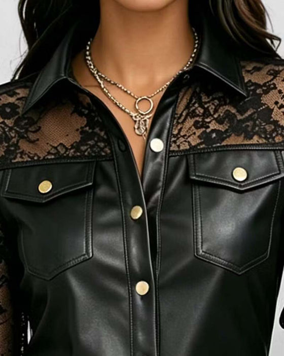 Chemise Mode Col Chemise Décontractée