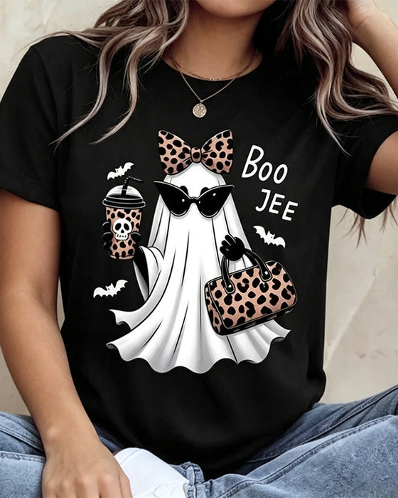 T-Shirt Imprimé Dessin Animé Manche Courte