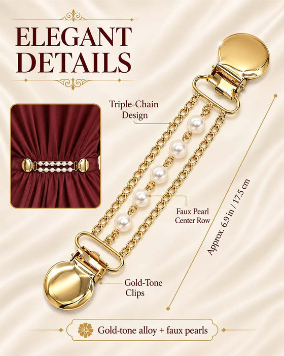 📿Pince À Ceinture Multi-Usages | Attache Pour Cardigan Et Châle💎