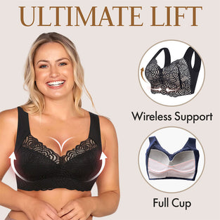 Soutien-Gorge À Découpes En Dentelle Sans Coutures Pour Silhouette Généreuse Ultimate Lift