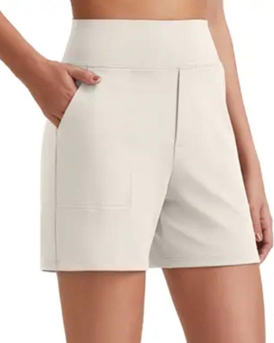 Short Taille Haute Athlétique Course