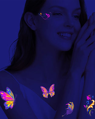 Autocollants Tatouage Fluorescents