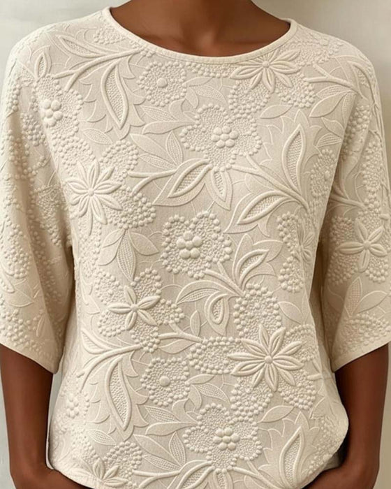 Blouse Femme Décontractée Fleurie