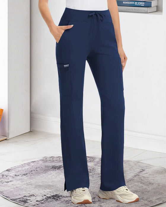 Pantalon Double Poche Slim Attacher Décontracté