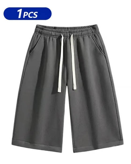 Shorts Homme Uni À Cordon