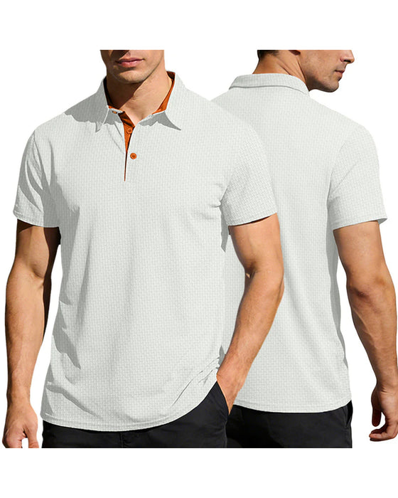 T-Shirt Homme, Uni, Manches Courtes