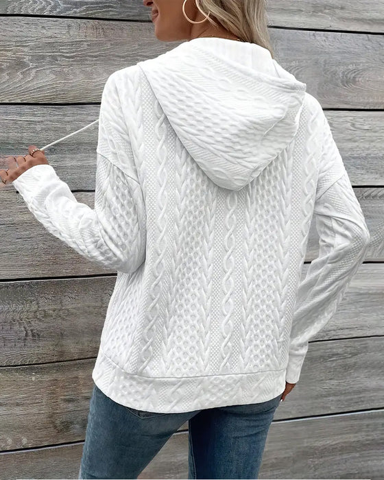 Sweat À Capuche Avec Cordon