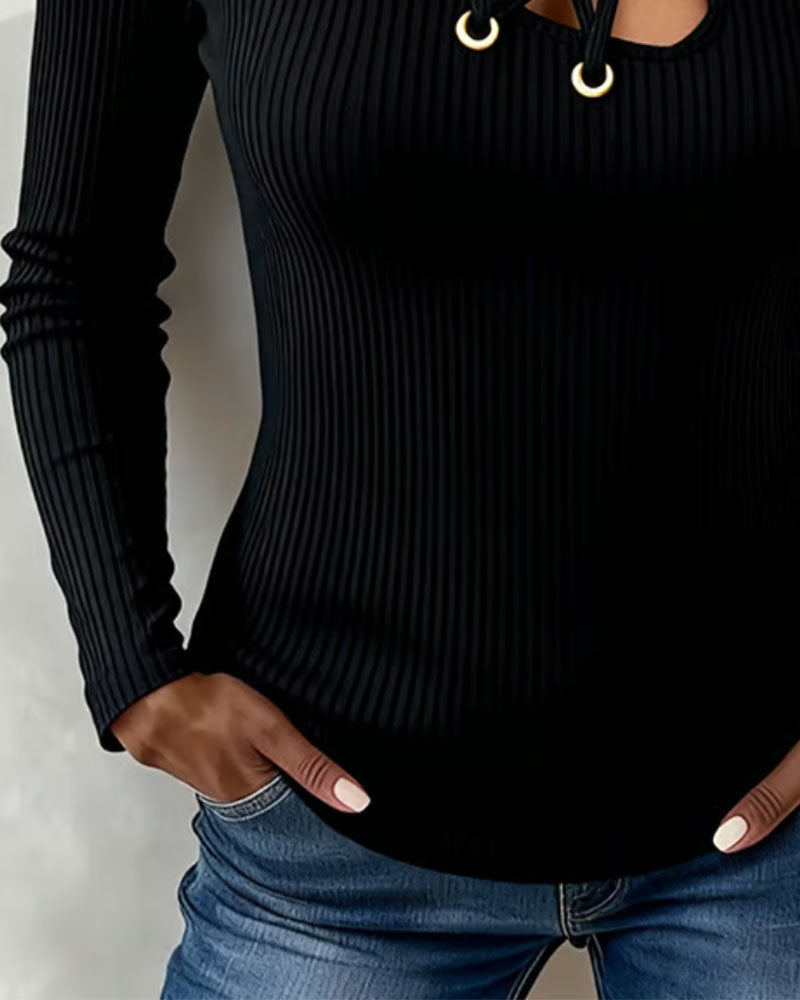 Haut Attache Col Roulé Tendance