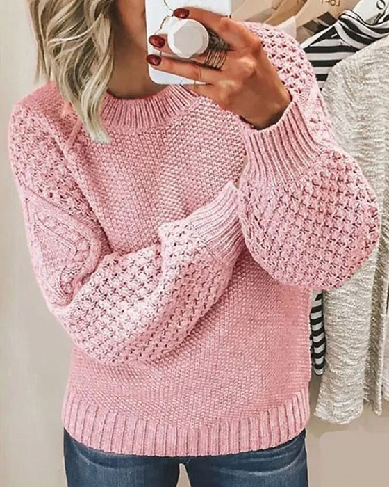 Pullover Polyvalent Unie Tricoté