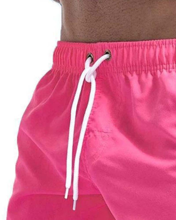 Short Taille Élastique Cordon Séchage Rapide Sport